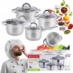 Kamille Sada hrnců nerezová ocel 8 ks – Hledejceny.cz