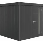 Biohort NEO 1B, stříbrná metalíza s jednokřídlými dveřmi – Hledejceny.cz