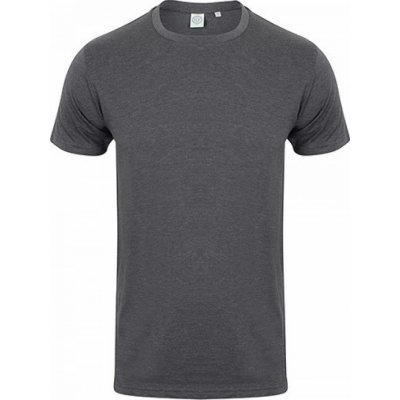 SF Men Prodloužené strečové triko Skin Fit s elastanem 165 g/m šedá uhlová melír