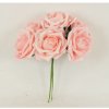 Květina Růžičky, puget 6ks, barva růžová Květina umělá pěnová PRZ755560