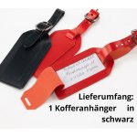 Travelite Leather Nero 10-01 černá – Zboží Dáma