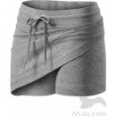 Malfini sukně dámská Skirt two in one 604 tmavě šedý melír