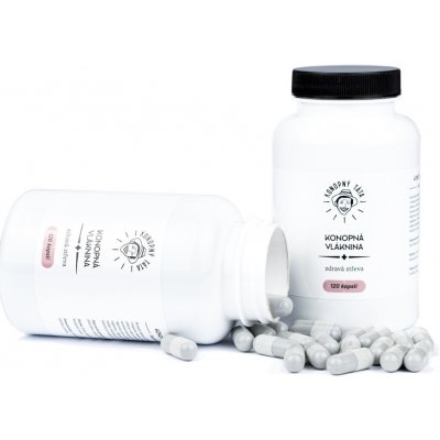 Konopný Táta Konopná vláknina 120 kapslí – Hledejceny.cz