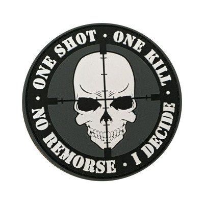 ARMED PATCHES PVC nášivka One Shot, One Kill