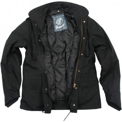 Brandit M65 Standard zateplená bunda černá – Zboží Mobilmania