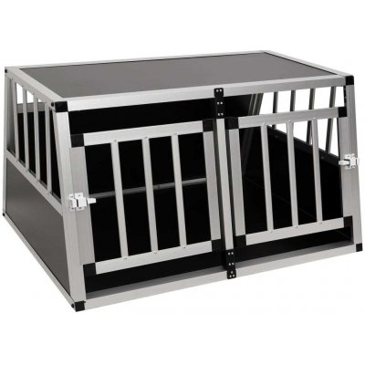 vidaXL Klec pro psy s dvěma dvířky 89 x 69 x 50 cm – Zboží Dáma