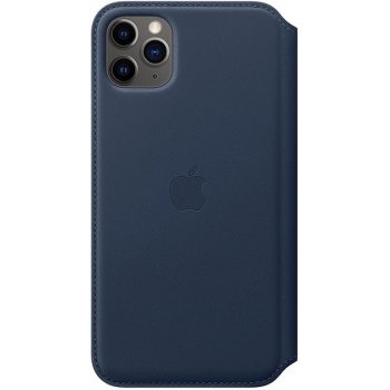 Apple iPhone 11 Pro Max Leather Folio Deep Sea Blue MY1P2ZM/A