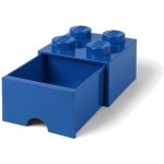 LEGO® úložný box s šuplíkem 25 x 25 x 18 cm modrá – Hledejceny.cz