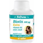 MedPharma Biotin 300mcg Extra 67 tablet – Hledejceny.cz
