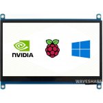 Waveshare 7" LCD (H) displej, 1024×600, IPS, HDMI, kapacitní – Zboží Živě