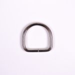 Takoy Kovový polokroužek 32x25 mm stříbrný – Zboží Mobilmania