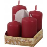Ceramicus adventní STUPŇOVITÉ 4x6/7/8/9cm 4ks – Zboží Dáma