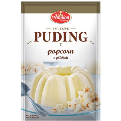 Exclusive puding s příchutí popcorn 40 g – Zboží Dáma