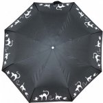 Doppler Magic Fiber Cats kočka plně automatický deštník černý – Sleviste.cz