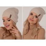 Fashionweek elegantní dámská teplá čepice beanie ZIZI-V1 Béžový – Hledejceny.cz