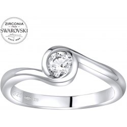 SILVEGO stříbrný prsten se Swarovski Zirconia JJJR0555S