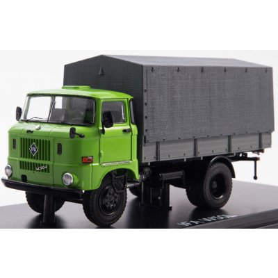 Start Scale Models IFA W50L nákladní s plachtou zeleno šedý 1:43 – Zboží Mobilmania