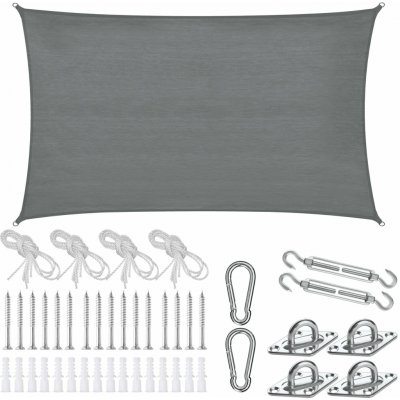 Tectake 406197 2 x 3 m šedá – Sleviste.cz