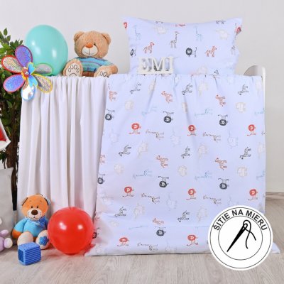 Emi povlečení na polštář Animals modrý 13x44 cm – Zboží Mobilmania