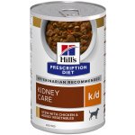 Hill’s Prescription Diet K/D Kidney Care Stew s kuřetem 24 x 354 g – Sleviste.cz