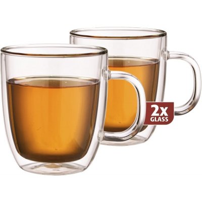 Maxxo dh919 extra tea dvoustěnné termo sklenice 2 x 480 ml