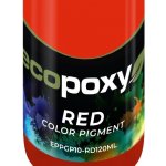 EcoPoxy Barevné pigmenty do pryskyřice červená 120 ml – Zbozi.Blesk.cz