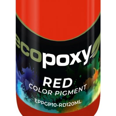 EcoPoxy Barevné pigmenty do pryskyřice červená 120 ml – Zbozi.Blesk.cz