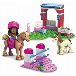 Mega Construx Barbie Oblíbená Místa - skákání s koníkem