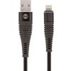 usb kabel Forever GSM036394 Shark USB/Lightning, 2A, 1m, černý