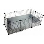 C&C Modulární klec 3 x 2 morče ježek stříbrně šedá 110 x 75 cm – Zbozi.Blesk.cz