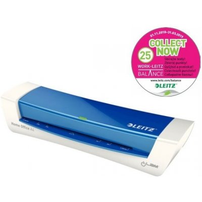 Leitz iLAM Home Office A4 metalicky modrý – Zboží Živě