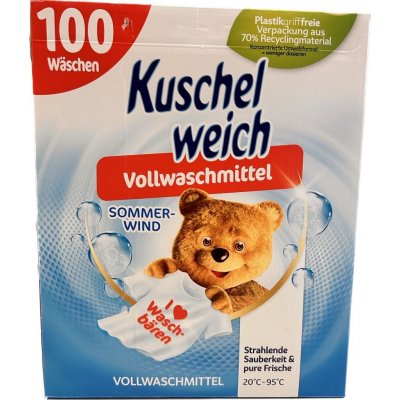 Kuschelweich Waschmittel Sommerwind Prášek na praní se svěží vůní 100 PD – Zbozi.Blesk.cz