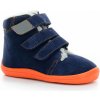 Dětské kotníkové boty Beda boty zimní s membránou BF 0001/W/MK/Y kožíšek, vyšší blue mandarine