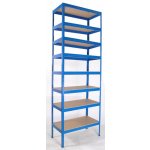 Biedrax Regál 35 x 90 x 240 cm 8 polic – Hledejceny.cz