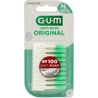 GUM Soft-Picks Original mezizubní kartáčky M 100 ks – Zboží Dáma