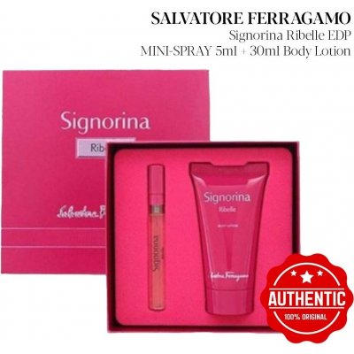 Salvatore Ferragamo Signorina Ribelle EDP 5 ml + tělové mléko 30 ml dárková sada – Zboží Mobilmania