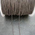 Řetízek kuličkový 2mm - gunmetal - 1 m – Hledejceny.cz