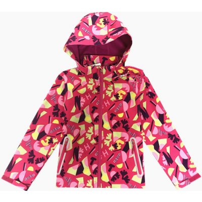 Kugo 164-softshellová bunda bez fleesu růžová – Zboží Mobilmania
