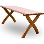 ROJAPLAST Zahradní stůl dřevěný STRONG MASIV - 160 x 70 x 68 cm – Hledejceny.cz