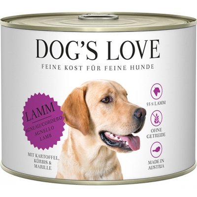 Dog's Love Classic jehněčí maso s bramborami dýní a meruňkou 12 x 200 g