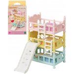 Sylvanian Families 5741 Nábytek třípatrová postel se skluzavkou – Zboží Dáma