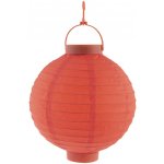 Lampion se světlem 20 cm, červená – Zboží Mobilmania