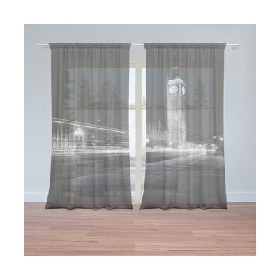 Sablio Záclony Westminsterský palác: 2ks 150x250cm – Hledejceny.cz