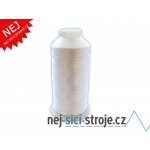 Vyšívací nit bílá - 1ks velký kón ( 5000m ) – Zboží Dáma