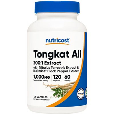 Nutricost Tongkat Ali 1,000 Vegan 120 kapslí – Hledejceny.cz