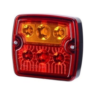 Kombinace zadního světla Triple Function Square 12 Led 12V 24V Horpol – Hledejceny.cz
