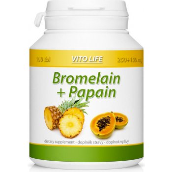 Vito Life Bromelain + Papain 100 kapslí