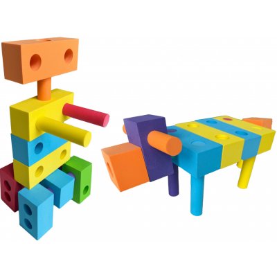 Aga4Kids Pěnové kostky 60 ks – Zboží Živě