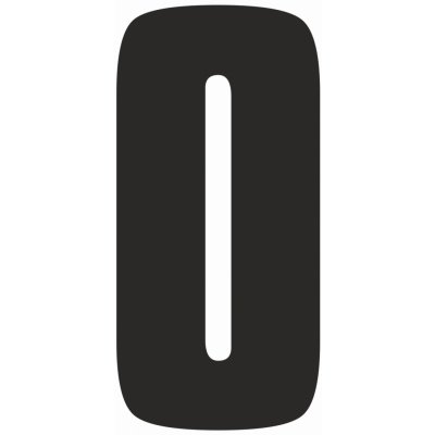 Samolepící 0 samolepící vinylová fólie arch 5 ks - čísla 100 mm – Zbozi.Blesk.cz