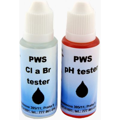 Techneco, náhradní kapičky pro tester pH a Cl, 20ml – Zboží Dáma